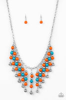 Your SUNDAES Best - Orange Paparazzi Necklace