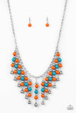 Your SUNDAES Best - Orange Paparazzi Necklace