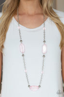 Crystal Charm - Pink Paparazzi Necklace