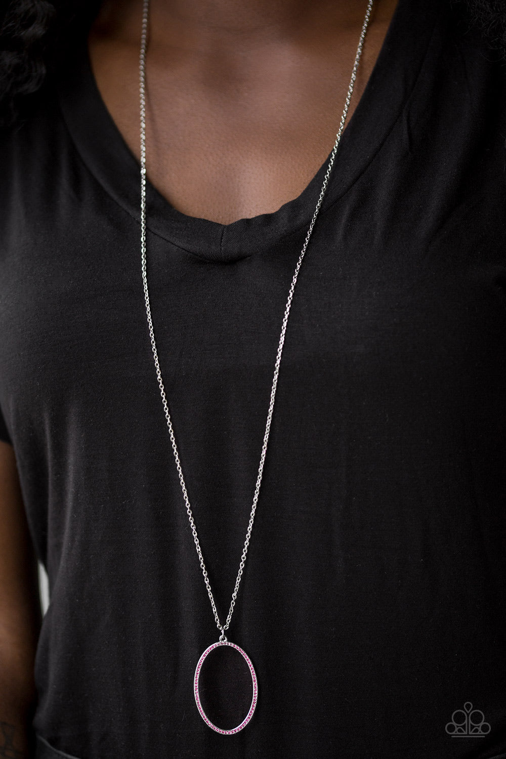 A Dazzling Distraction - Pink Paparazzi Necklace