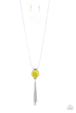 Happy As Can BEAM - Yellow Paparazzi Necklace