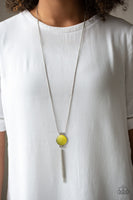 Happy As Can BEAM - Yellow Paparazzi Necklace