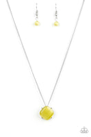 You GLOW Girl - Yellow paparazzi necklace