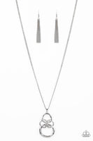 Courageous Contour - Silver Paparazzi Necklace