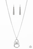 Courageous Contour - Silver Paparazzi Necklace