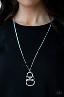 Courageous Contour - Silver Paparazzi Necklace