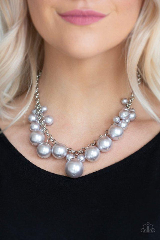 Broadway Belle Silver Paparazzi Necklace