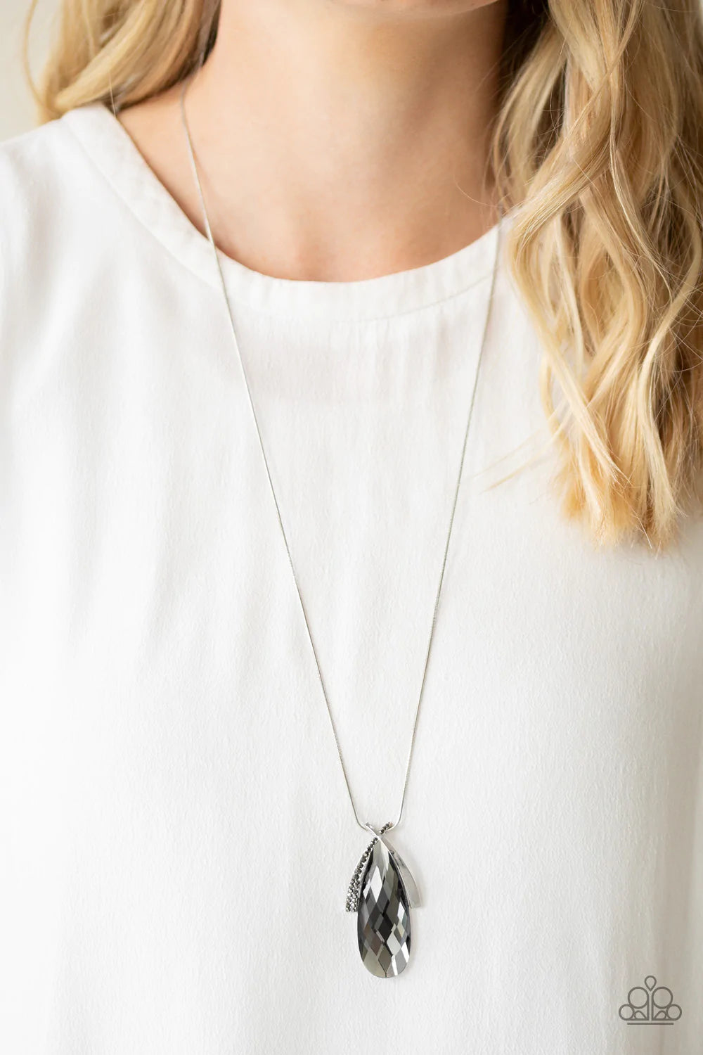 Stellar Sophistication Silver Paparazzi Necklace