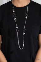 Pageant Princess - Silver Paparazzi Necklace