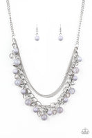 Wait and SEA - Silver Paparazzi Necklace