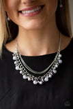Wait and SEA - Silver Paparazzi Necklace
