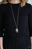 Flight Path - White  Paparazzi Necklace