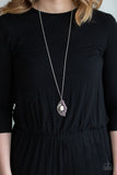 Flight Path - White  Paparazzi Necklace