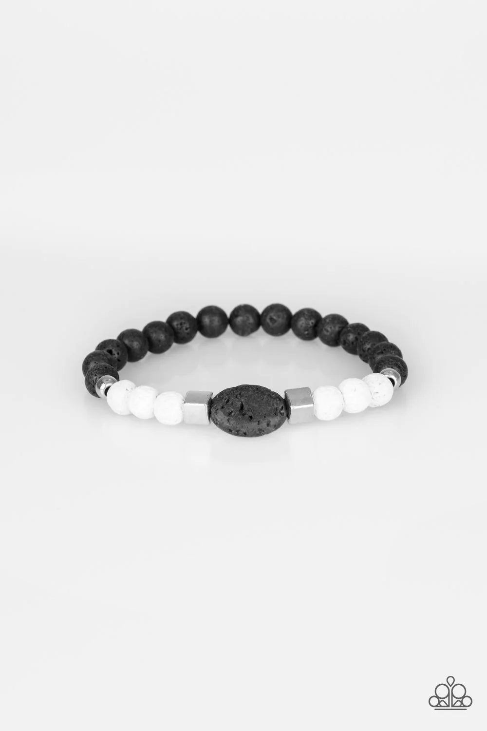 Unwind White Paparazzi Urban Bracelet
