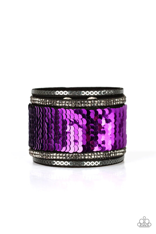 Heads or Mermaid Tails Purple Paparazzi Urban Bracelet