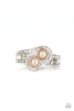 Collect Up Front - Brown Paparazzi Ring