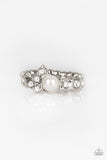 Center Stage Celebrity - White Paparazzi Ring