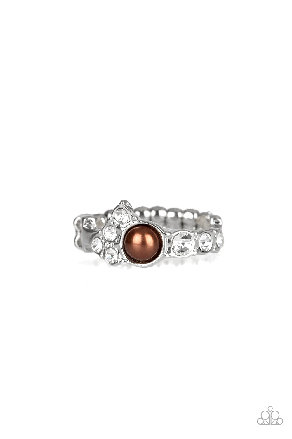 Center Stage Celebrity - Brown Paparazzi Ring