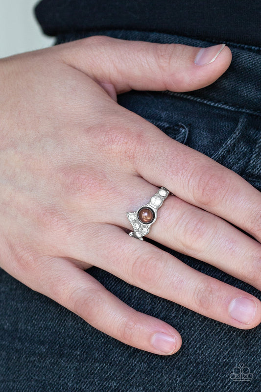 Center Stage Celebrity - Brown Paparazzi Ring