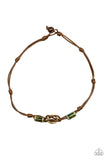 The Broncobuster - Green Paparazzi Urban Necklace