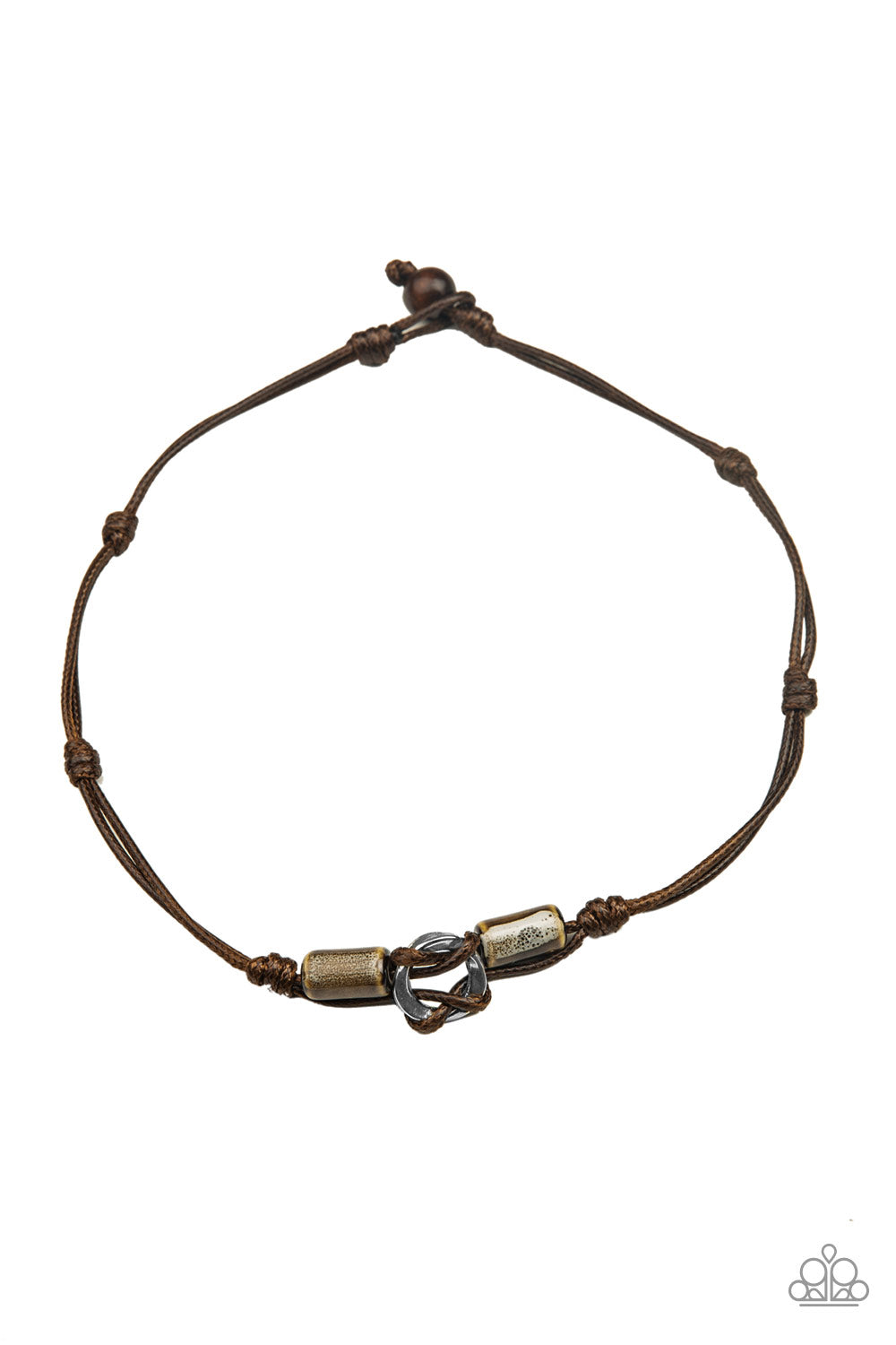 The Broncobuster - Brown Paparazzi Urban Necklace