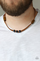 Honolulu Hustler - Blue Paparazzi Urban Necklace