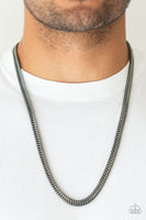 Knockout King - Black Paparazzi Urban Necklace