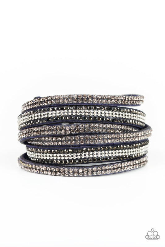 Royal Razzle Blue Paparazzi Urban Bracelet