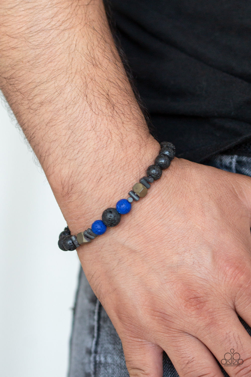 Empowered - Blue Paparazzi Urban Bracelet