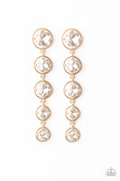 Drippin In Starlight - Gold Paparazzi Earrings