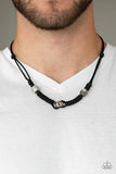Beach Break - Silver Paparazzi Urban Necklace