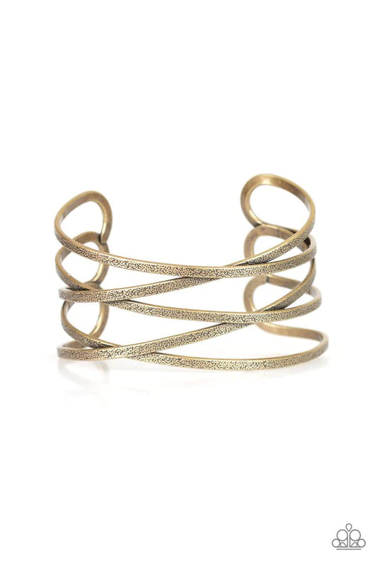Karmic Connection Brass Paparazzi Bracelet