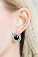 My Second Castle - Black Paparazzi Earrings