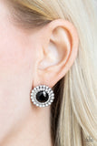 My Second Castle - Black Paparazzi Earrings