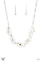 Love Story White Paparazzi Blockbuster Necklace