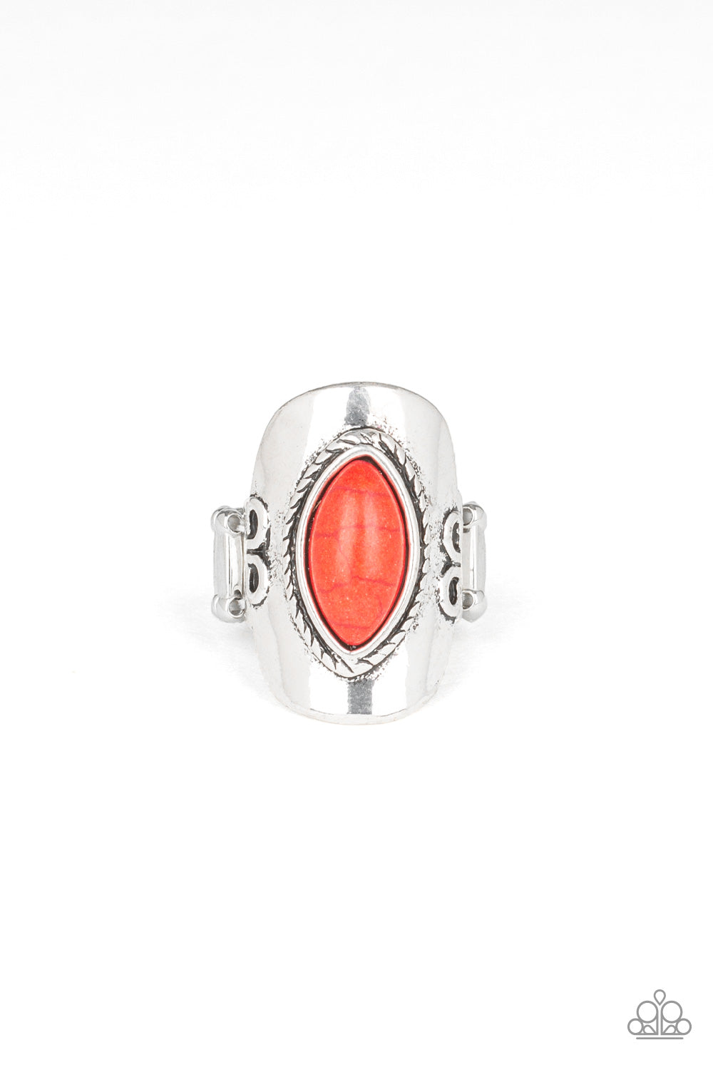 PLAIN Ride - Red Paparazzi Ring