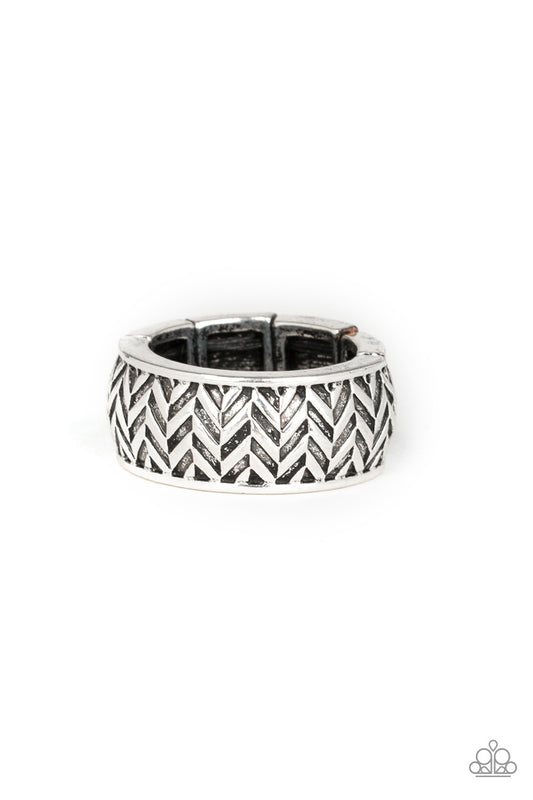 Survival Skills - Silver Paparazzi Ring