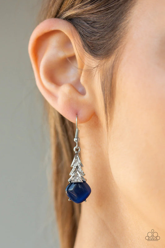 Dreamy Dazzle Blue Paparazzi Earrings