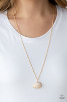 Show and SHELL Gold Paparazzi Necklace