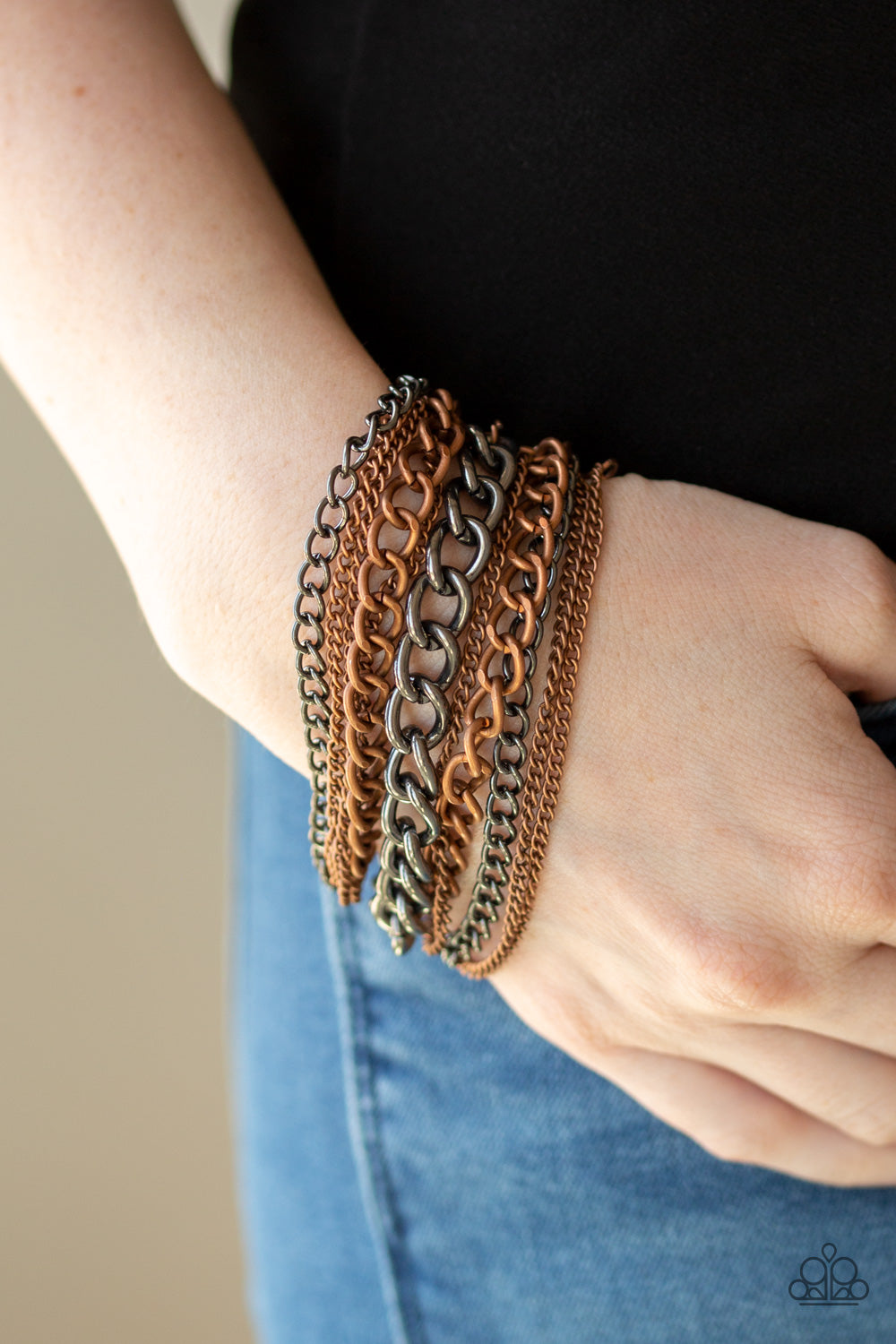 Metallic Horizon - Copper Paparazzi Bracelet