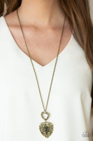 Garden Lovers - Brass Paparazzi Necklace