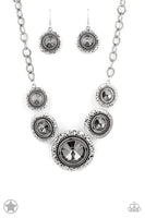 Global Glamour Silver Paparazzi Blockbuster Necklace