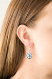 Badlands Buttercup - Blue Paparazzi Earrings