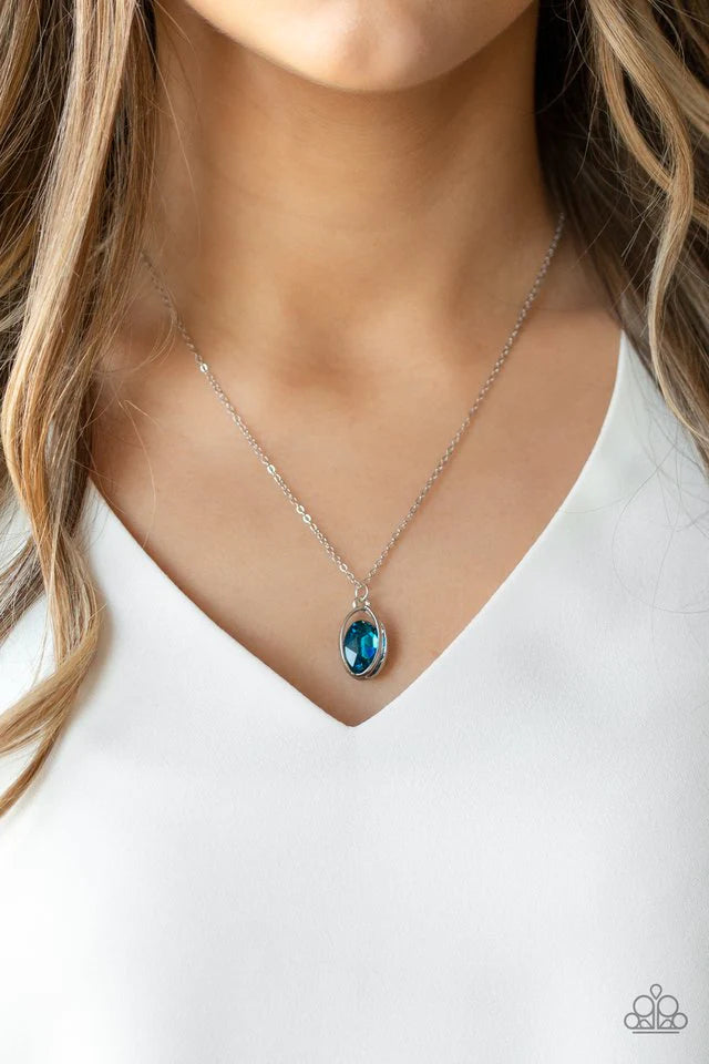 Timeless Tranquility Blue Paparazzi Necklace