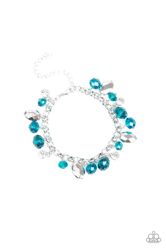 Dazing Dazzle Blue Paparazzi Bracelet