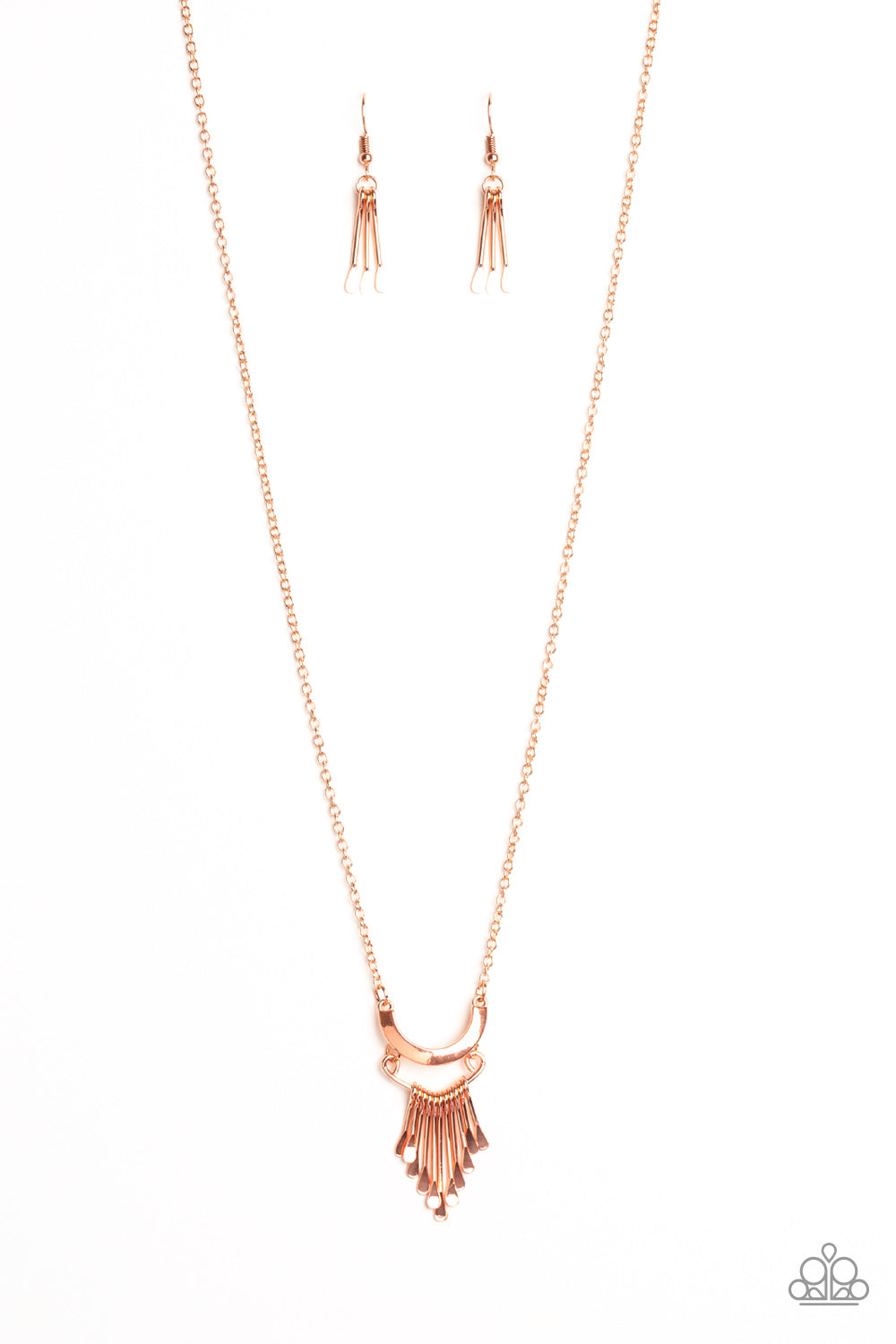 Trendsetting Trinket - Copper Paparazzi Necklace