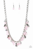 Downstage Dazzle - Pink Paparazzi Necklace