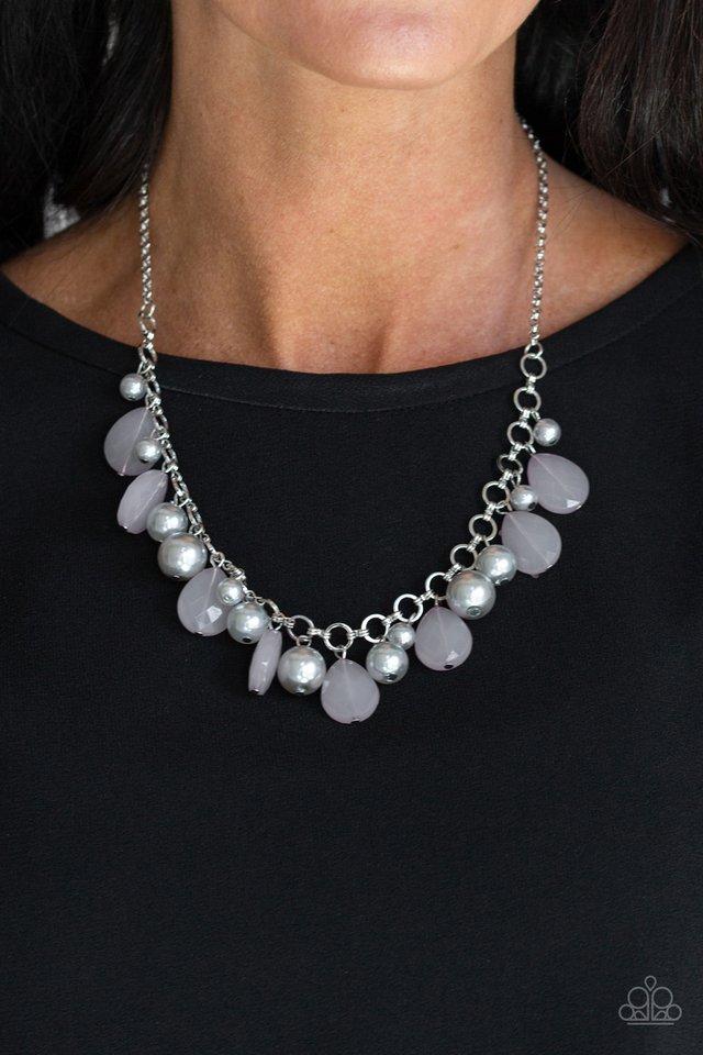 Pacific Posh - Silver Paparazzi Necklace
