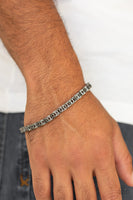 Fighting Chance - Black Paparazzi Urban Bracelet