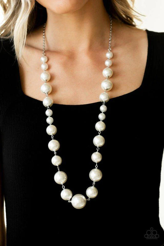 Pearl Prodigy White Paparazzi Necklace